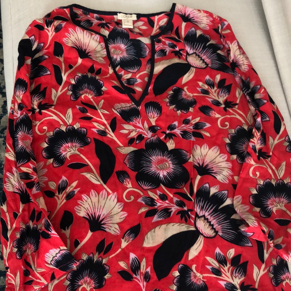J. Crew Floral Top